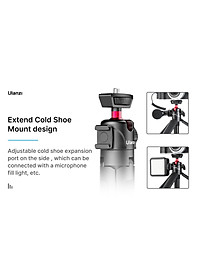 Ulanzi MT-16 - Tripod Kiêm Gậy Chụp Hình Selfie Đa Năng Cho Máy Ảnh Cỡ Nhỏ, Smartphone - Hàng chính hãng