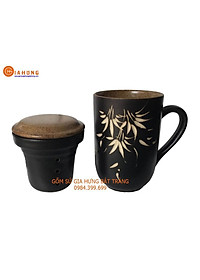 Bộ tách cốc lọc trà gốm Bát Tràng