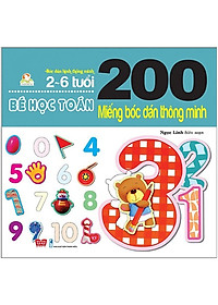 Bộ bóc dán hấp dẫn dành cho bé từ 2-6 tuổi:  Combo 9 Tập 200 Miếng Bóc Dán