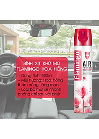  Chính Hãng - Nước Hoa Xịt Khử Mùi Hôi Ô Tô Flamingo F011 330ml