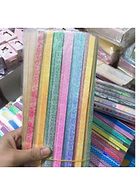 Combo 10 xấp 500 tờ giấy xếp ngôi sao dạ quang đẹp giá rẻ  ✓ giấy xếp ngôi sao ✓ giấy gấp ngôi sao  ✓ giấy xếp origami