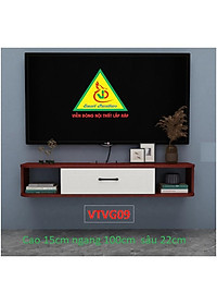 Kệ Ti Vi Treo Tường Trang Trí VTVG09 - Nội Thất Lắp Ráp