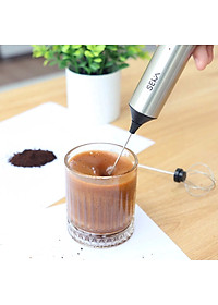 Máy Đánh Trứng Seka MD2210 Que Tạo Bọt Cafe Mini Cầm Tay Không Dây 3 Cấp Độ - Hàng Chính Hãng