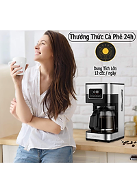 Máy pha cà phê tự động cao cấp Shardor CM1429TA-GS 1500ml - Hàng Nhập Khẩu