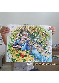 Bộ tranh xếp hình cao cấp 500 mảnh ghép – Xử Nữ (40x50cm)