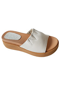 Dép Nữ Da Bò Thật BIGGBEN Cao 5 Phân DNQN55