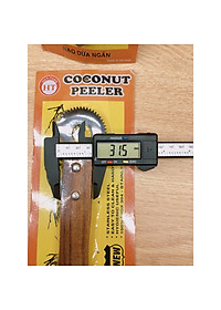 Dụng cụ nạo dừa cán gỗ Bào dừa cán cầm tay cán bằng gỗ