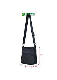 Túi Đeo Chéo Grepaco Nam Nữ Unisex Vải Bố Canvas Tote Chống Nước Dạng Dây Đeo Vai Xách Đa Năng Đựng Điện Thoại Tiền Đi Học Du Lịch Thể Thao Size Mini Phong Cách Thời Trang Hàn Quốc