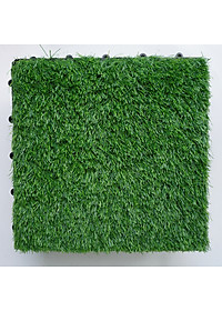 Vỉ Cỏ Nhân Tạo Thương Hiệu ANKAN, Kết Hợp Với Vỉ Gỗ Lót Sàn Để Lót Ban Công, Sân Vườn, Phòng Tập Gym, Khu Resort, Cỏ Nhân Tạo Loại Tốt, An Toàn Cho Trẻ Nhỏ, Hàng Xuất Khẩu