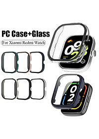 Ốp lưng mặt đồng hồ PC cứng có tích hợp kính cường lực bảo vệ đồng hồ thông minh Redmi Watch 4 - Hàng chính hãng