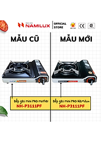 Bếp Gas Du Lịch (Bếp Gas Mini) NaMilux Mother│Van An Toàn Inline Cut│Công Suất 2.6 Kw (2.200 kcal/giờ) - Hàng Chính Hãng