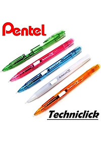 Bút Chì Bấm Thân Giữa Pentel PD105C Ngòi 0.5mm | Dễ Dàng Bấm Chì | Thiết Kế Thân Trong Đẹp Mắt