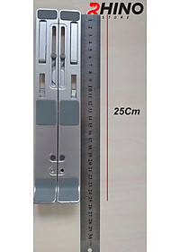 Giá đỡ Laptop, cho ipad, cho macbook tản nhiệt Rhino KL102, kệ đỡ máy tính nhôm cao cấp, gấp gọn, tặng kèm túi đựng - Hàng chính hãng