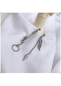 Khuyên tai nam nữ xích dài Hàn Quốc cực cool 1 ĐÔI