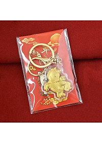 Móc Khóa Ngựa Vàng Mini 3D – Móc Treo Chìa Khóa/ Balo – Thu Hút May Mắn Tài Lộc 2026