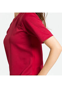 Áo Tshirt Phối Voan Hity TOP071 (Đỏ Auburn)