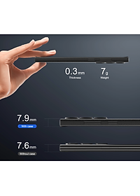 Ốp lưng nhám chống sốc siêu mỏng 0.3mm cho Samsung Galaxy S23 Ultra hiệu Memumi có gờ bảo vệ camera - Hàng nhập khẩu