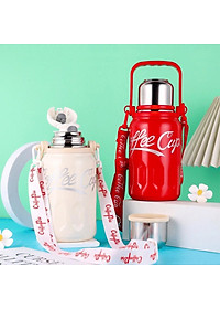 Bình Giữ Nhiệt Coffe Cup Dung Tích 1200ml 800Ml. Bình Đựng Nước Bằng Chất Liệu Inox 316 Cao Cấp