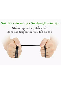 Ugreen UG50180NW102TK 15M màu Đen Cáp mạng LAN CAT6 dây dẹt - HÀNG CHÍNH HÃNG