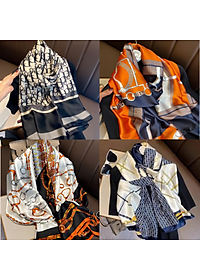 Khăn Lụa Choàng Siêu Bóng Đi Biển Du Lịch Mềm Mai Dài 90x180cm Cao Cấp 