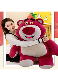 Gấu Dâu Bông Lotso Hoa Mini Nhỏ Có Thơm Mùi Dâu Thú Nhồi Bông Miniso Cute Giá Rẻ Anime Dễ Thương Nằm Ôm Ngủ Văn Phòng