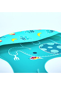 Yếm silicon ăn dặm cổ dán cho bé Marcus & Marcus, từ 6 tháng