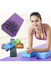 Gạch Tập Yoga In Hoa Mandala -YOGA TP, Chất Liệu EVA Cao Cấp, Giúp Bạn Tập Yoga Tại Nhà Và Phòng Tập