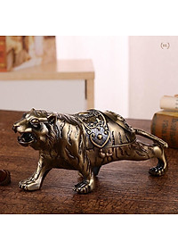 GẠT TÀN HỔ 2022 | GẠT TÀN THUỐC HÌNH HỔ HỢP KIM ĐỒNG | Gạt tàn con Hổ hoạ tiết hoa văn cổ hợp kim cao cấp