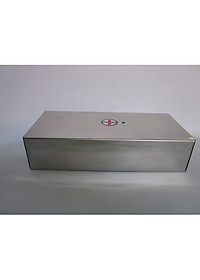 Hộp inox chữ nhật - Size: lớn 23x11x5cm