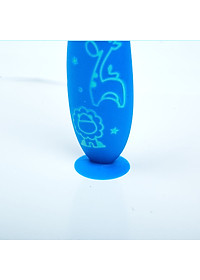 Bàn chải đánh răng silicon cho bé Marcus & Marcus, từ 2 tuổi - Xanh