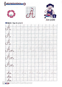 Tủ Sách Cho Bé Vào Lớp 1 - Bé Tập Tô Chữ Hoa Dành Cho Học Sinh Mẫu Giáo Lớn