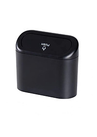 Thùng rác kháng khuẩn nhỏ gọn thế hệ mới trên ô tô Trash Can Push ABS