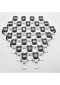 Chốt cài khóa dây an toàn trên ô tô bằng thép có thương hiệu xe 1 chiếc