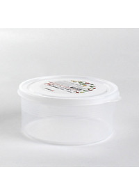 Hộp đựng thực phẩm 800ml (dạng tròn) dùng được lò vi sóng nội địa Nhật Bản