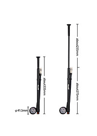 Máy bơm khí ZTTO 300PSI giảm chấn cho xe đạp MTB áp suất cao với thiết bị đo van Schrader & Presta