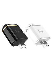 Củ sạc nhanh 2 cổng có đèn led Hoco C39 - hàng chính hãng