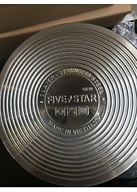Bộ Nồi inox 304 Và Chảo Chống Dính Inox 430 Bếp Từ 3 Đáy Fivestar 5 Món Nắp inox
