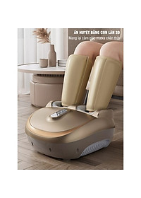Máy Massage Chân Nén Ép Trị Liệu Suy Giãn Tĩnh Mạch Nikio NK-187 - Máy Mát Xa Dây Ấn Lòng Bàn Chân, Mu Bàn Chân, Ngón Chân, Bắp Chân - Công Nghệ Tiên Tiến: Con Lăn, Túi Khí Và Nhiệt Sưởi - Nhiều Chế Độ Matxa, Có Remote Điều Khiển
