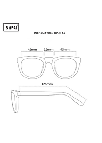 [Kèm Video] Mắt Kính Trẻ Em SiPU Chính Hãng MK11 Chống UV400 + Chống Ánh Sáng Xanh + Chống gãy - Bé Trai Bé Gái (Kèm Hộp Ô Tô)