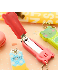 Bấm cắt móng tay móc khóa hình Thú dễ thương PaKaSa - Hình giao ngẫu nhiên