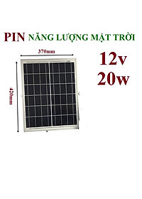 Tấm 35 x 45cm pin năng lượng mặt trời 20w sạc bình ắc quy