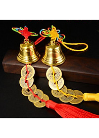 Chuông gió đồng xâu xu ngũ đế phong thủy