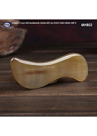 COMBO 2 chiếc Cạo gió masssage chăm sóc️ da toàn thân hình chữ S (MH802) - Chăm sóc sức khỏe