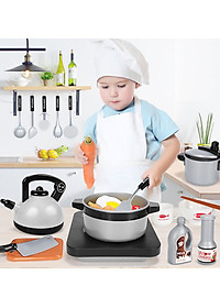 Bộ đồ chơi nấu ăn - KITCHEN - Đồ chơi giải trí đồ chơi nấu ăn nhà bếp 36 món, hàng to, bếp than, bếp từ điện tử