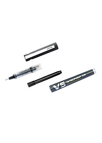 Bút Mực Nước Pilot 0.5mm Hi-Tech V5 Cartridge System BXC-V5-B-BGD - Mực Đen