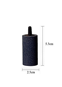 1 Mét dây sủi và 1 đá sủi oxy, quả sủi oxy dùng cho Máy sủi oxy, Máy sục khí - Tăng lượng khí oxy bể cá - Giúp cá lớn nhanh, phát triển mạnh ( Trắng - Đen)