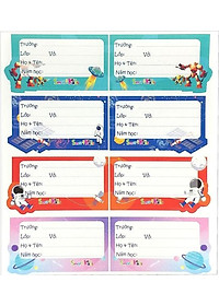 Nhãn Vở Smart Kid Space SK-LP102 (40 Nhãn Vở)