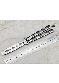 Bộ 2 Dao Bướm Thích Hợp Đi Cắm Trại Dã Ngoại An Toàn Khi Sử Dụng Training Knife Tool Safe