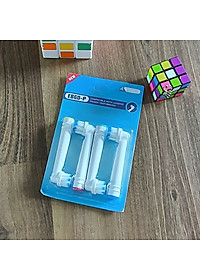 Cho máy Oral B Braun, bộ 4 Đầu Bàn Chải đánh răng điện thay thế MIHOCO EB60-P New Gum Care, sợi cước siêu mềm, cho răng lợi nhạy cảm