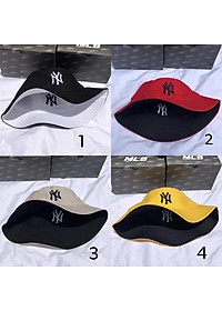 Mũ bucket nam nữ nón tai bèo họa tiết chữ NY 2 mặt vành tròn Nhiều Màu Phong Cách Ulzzang Unisex